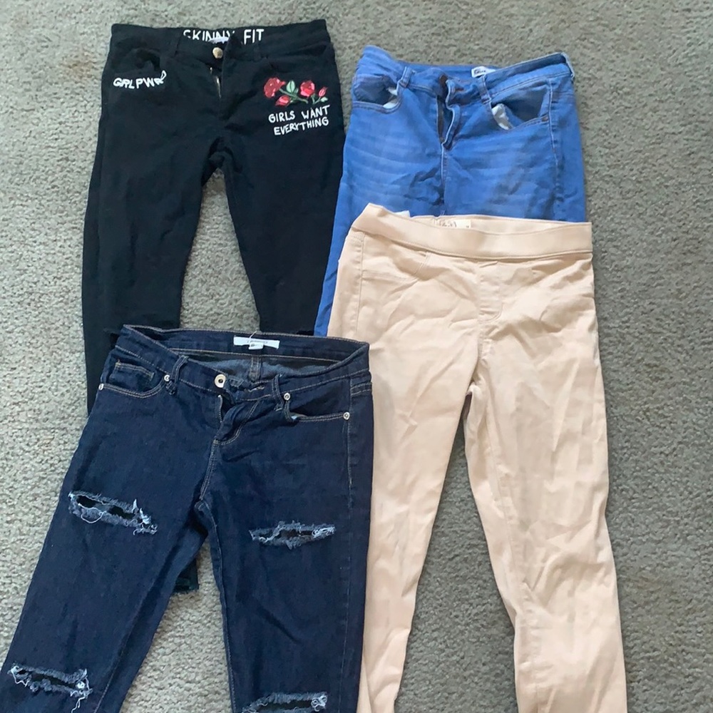 Assorted girls pants size 14